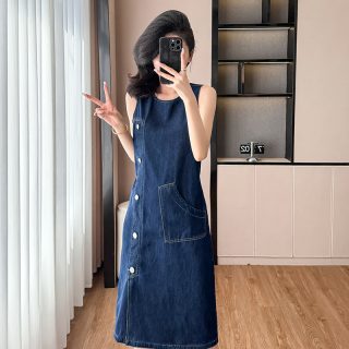 Loose-fitting Straight-cut Dress