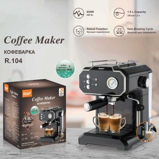 Household Small Semi-automatic High Pressure Steam Milk Froth Coffee Machine